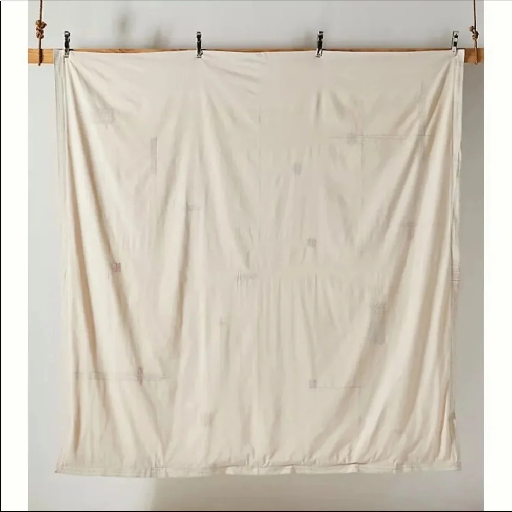 New Anthropologie Embroidered Hildegard’s Duvet Cover King